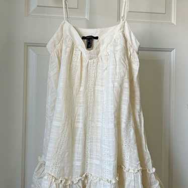 Beautiful dressbarn cream/white midi dress - image 1