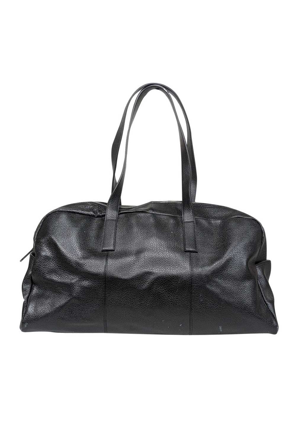 Christian LaCroix - Large Black Pebbled Leather D… - image 3