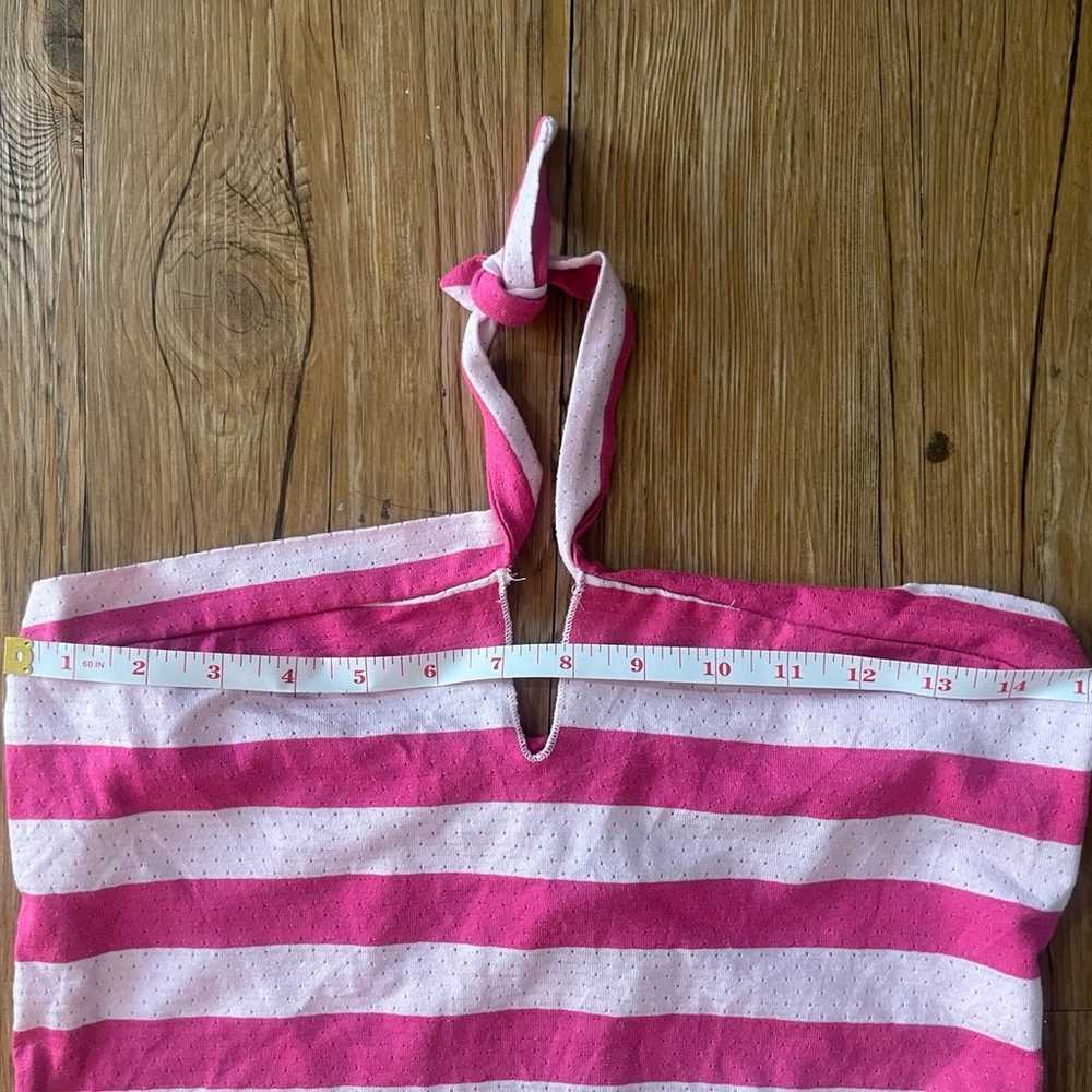 Vintage Pink Halter Y2K Mcbling - image 4