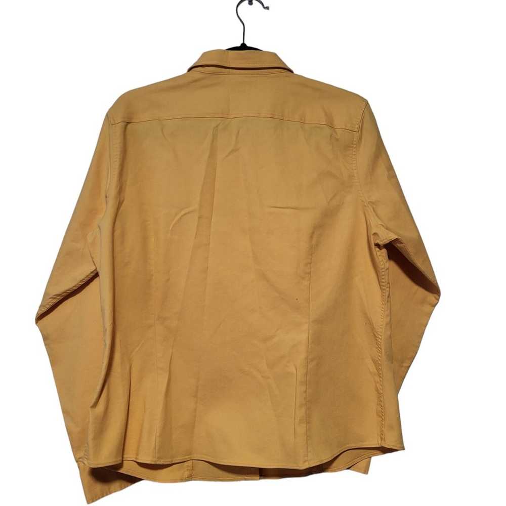 Vintage L.L.Bean Women's Chamois Shirt Yellow Tan… - image 9