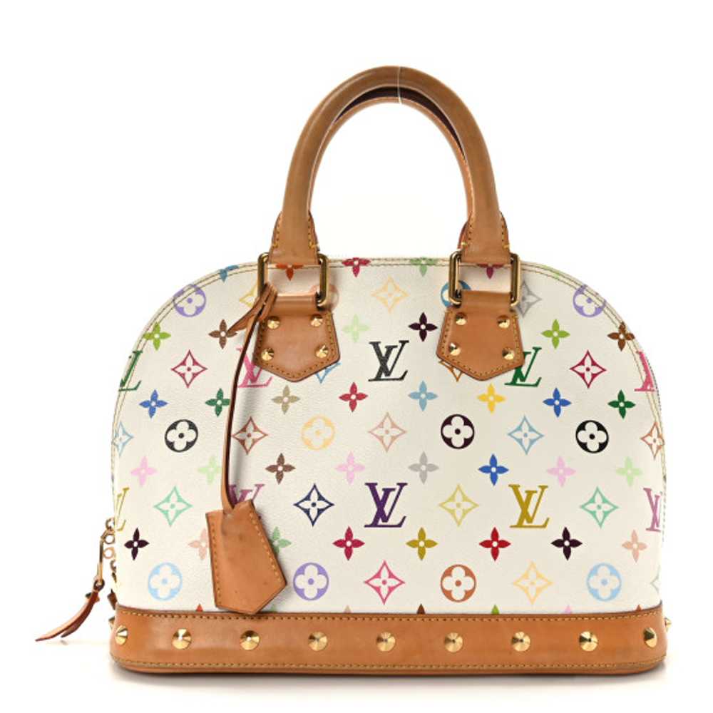 LOUIS VUITTON Monogram Multicolor Alma PM White - image 1