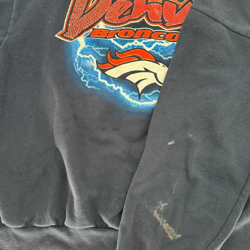 Logo 7 vintage denver broncos lightning sweatshirt - image 3