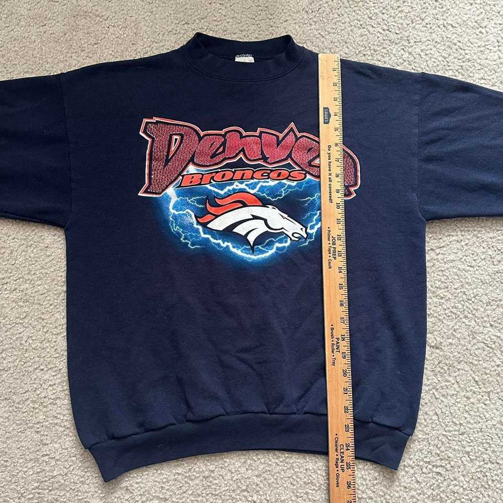 Logo 7 vintage denver broncos lightning sweatshirt - image 6