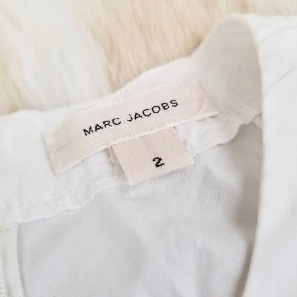 MARC JACOBS Peplum Bow Tie Top Sleeveless Preppy … - image 2