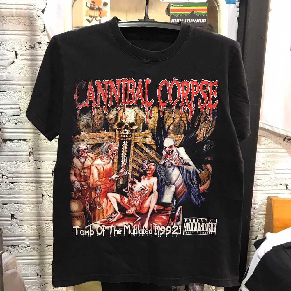 Band Tees × Rock T Shirt × Vintage Cannibal Corps… - image 1