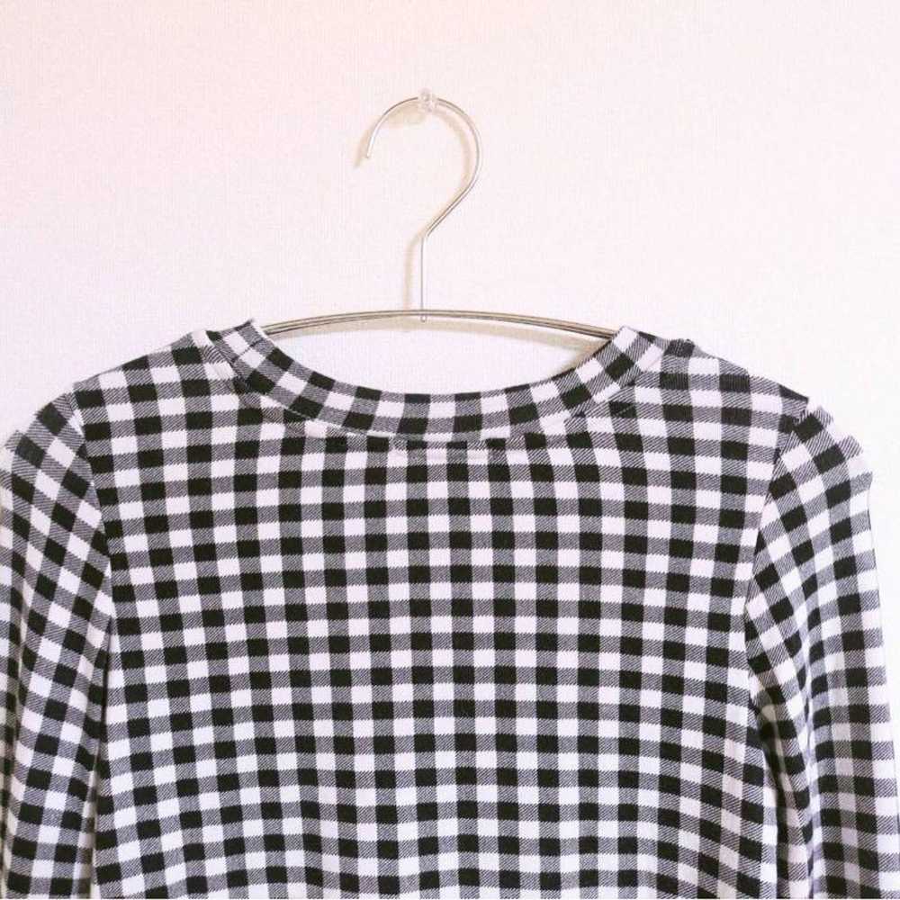 Stradivarius ❤️ Gingham Check Cut-Sleeve Shirt S … - image 4