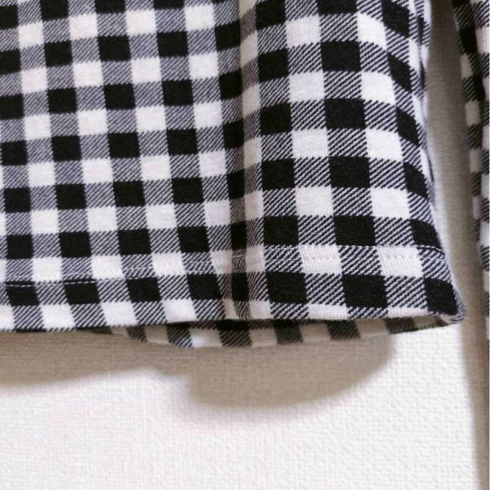 Stradivarius ❤️ Gingham Check Cut-Sleeve Shirt S … - image 6