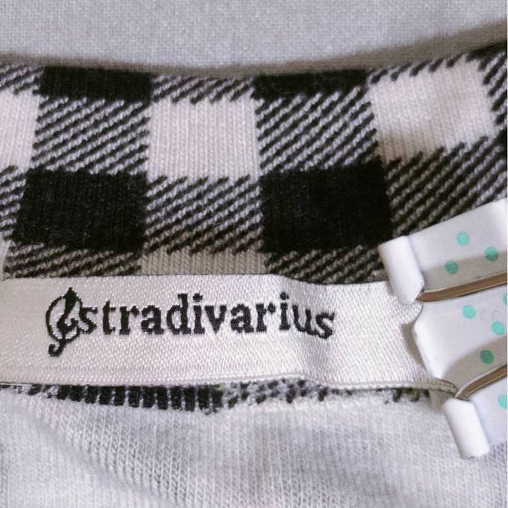 Stradivarius ❤️ Gingham Check Cut-Sleeve Shirt S … - image 8