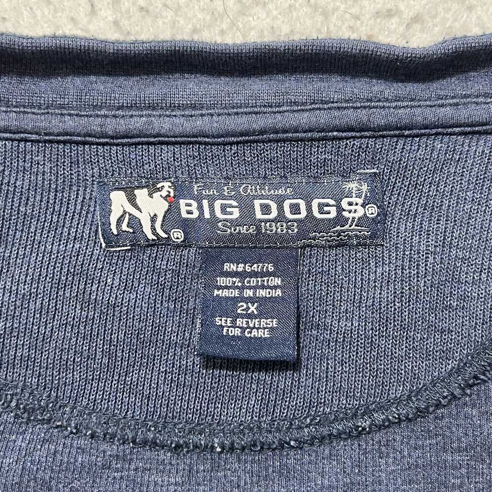 Big Dogs Big Dogs XXL Waffle Knit Henley Neck Hea… - image 3