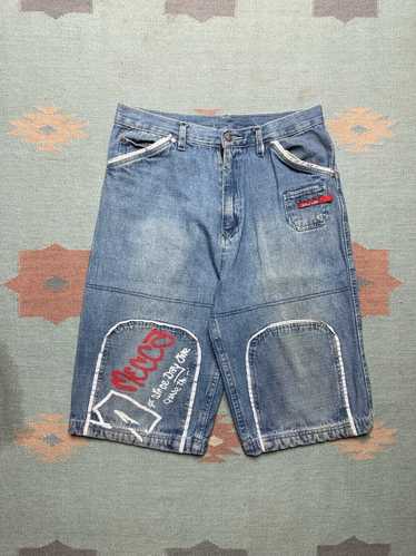 Mecca × Streetwear × Vintage y2k baggy jeans short