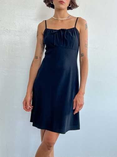 90s Spagetti Strap Dress - Black