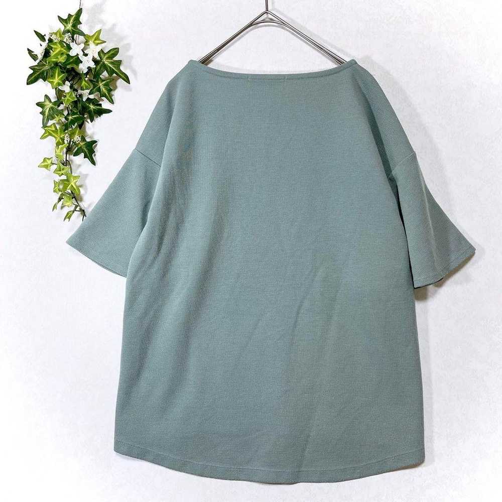 a962/Medium Flare Sleeve V-Neck Knit/Summer Knit/… - image 3