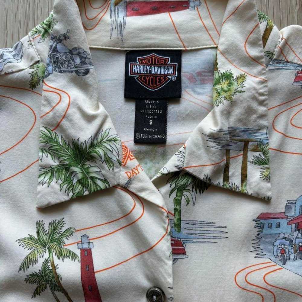 Harley Davidson Shirt Alohawaii Shirt - image 9