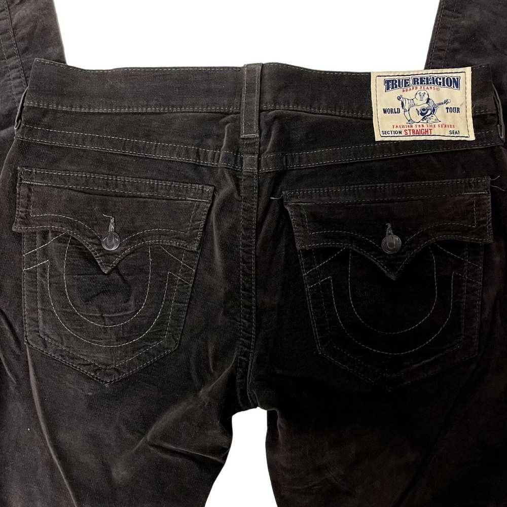 True Religion 90's True Religion STRAIGHT Charcoa… - image 5