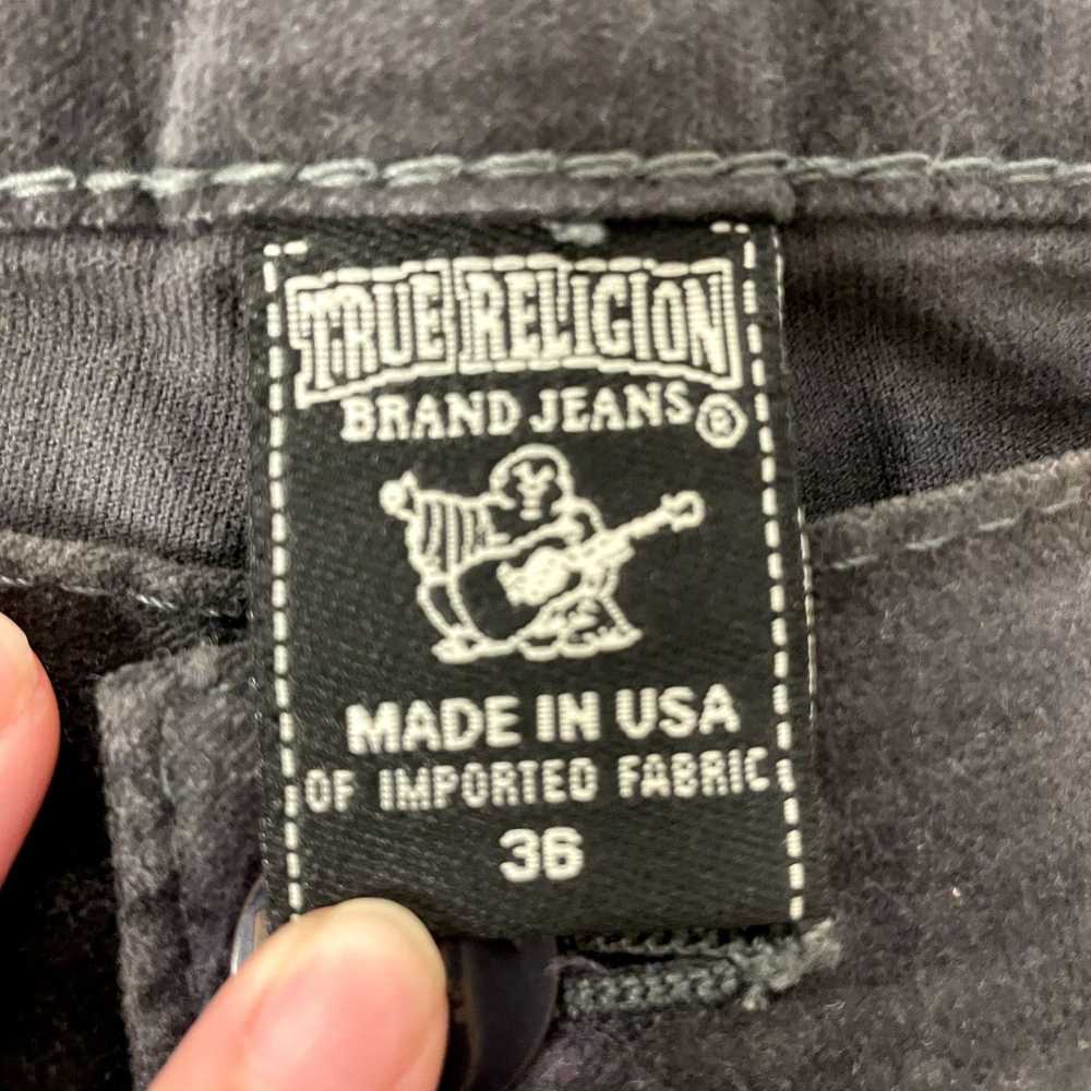 True Religion 90's True Religion STRAIGHT Charcoa… - image 7