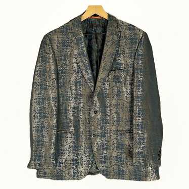 Tallia Tallia Metallic Jacquard Pattern Blazer Jac