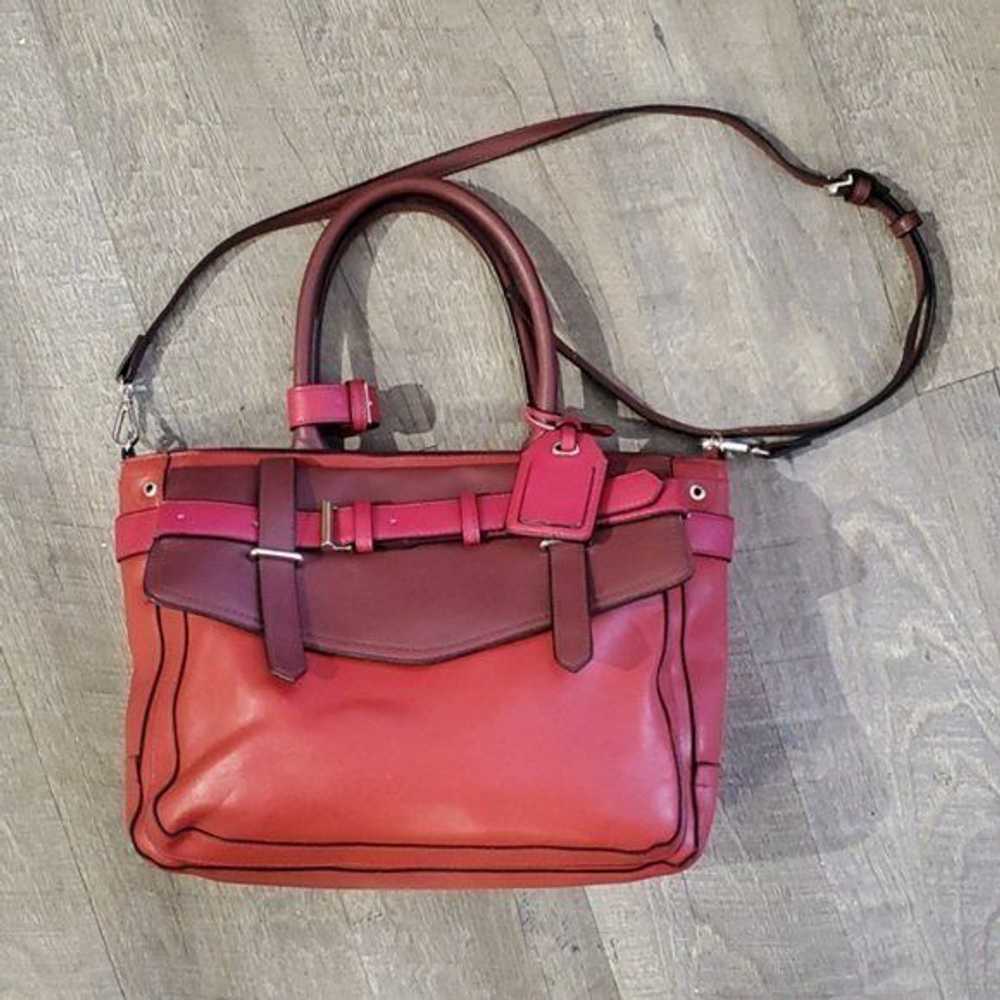 Reed Krakoff BAG Reed Krakoff Colorblock Red Shou… - image 11