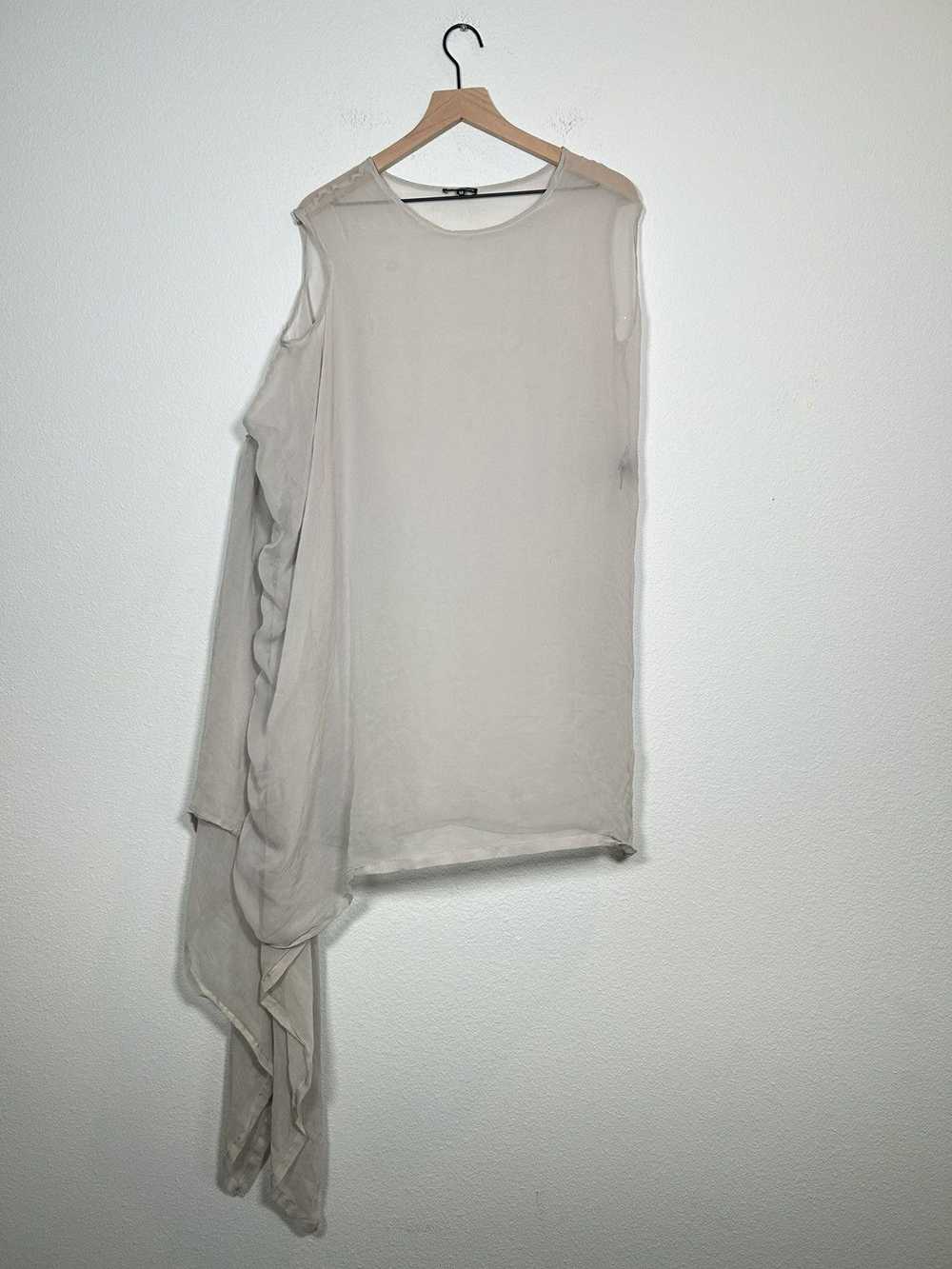 Ann Demeulemeester 00’s Oversized Asymmetrical Sh… - image 3