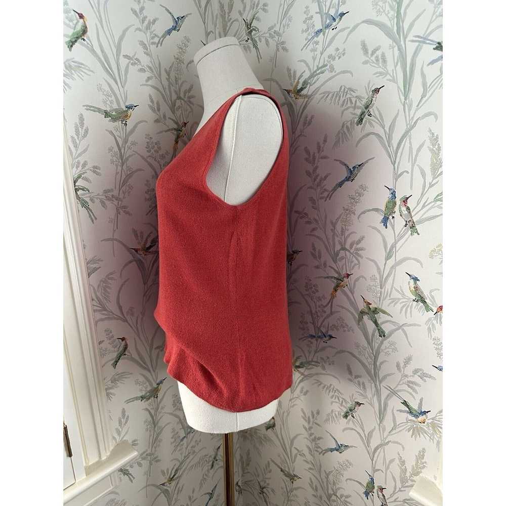 Vtg Chicos Design Linen/cotton Blend Sweater Tank… - image 4