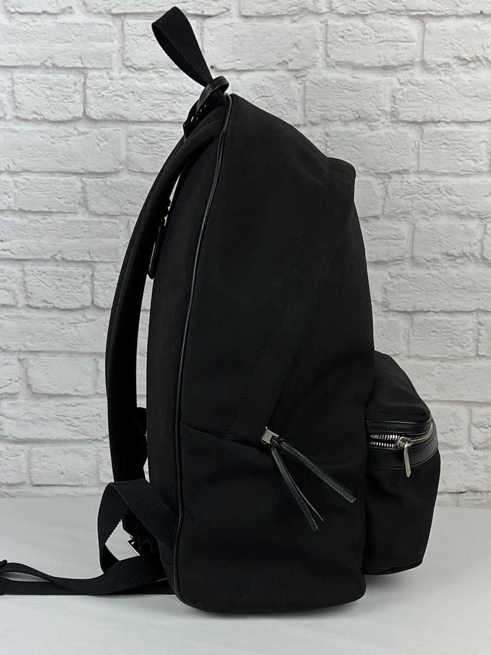 Saint Laurent Lightning Bolt Logo City Backpack i… - image 3