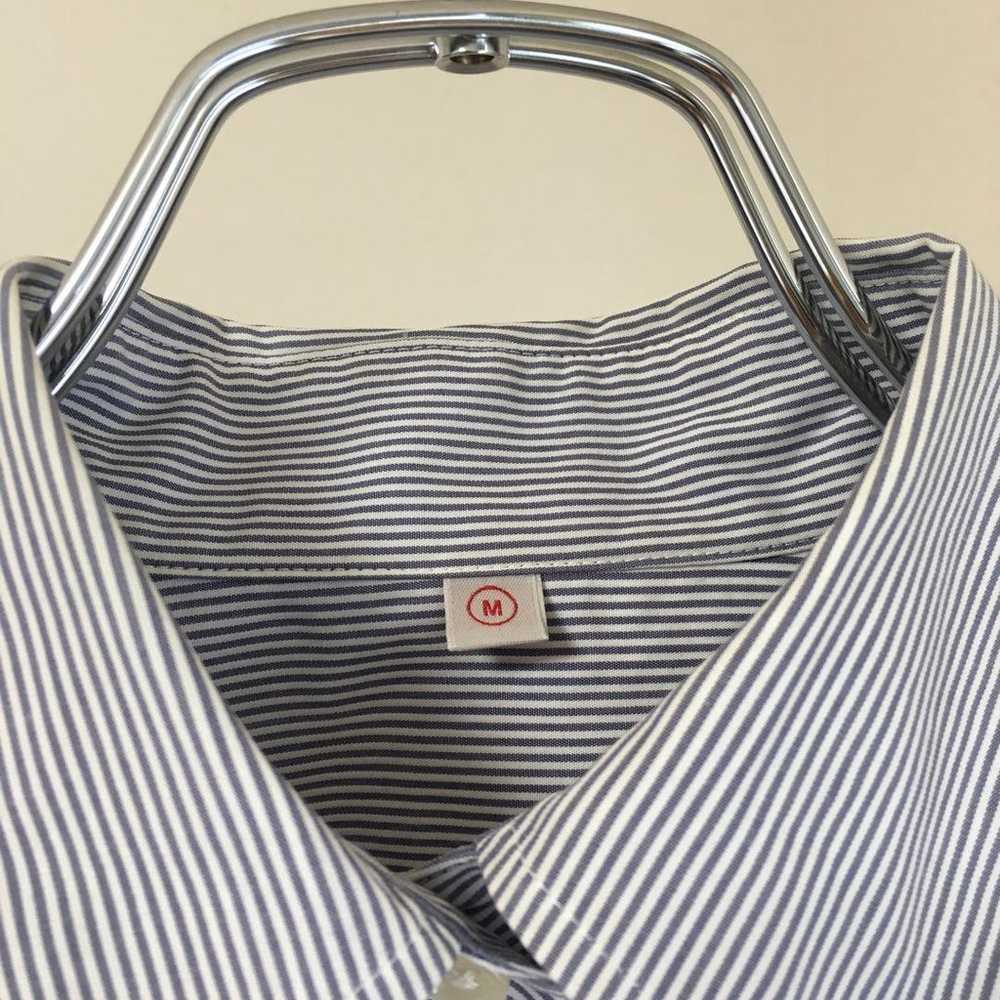 【UNIQLO】Long-sleeve shirt stripe blouse button-do… - image 5