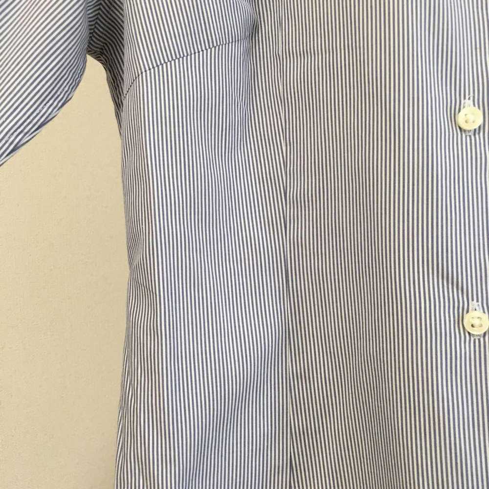 【UNIQLO】Long-sleeve shirt stripe blouse button-do… - image 7