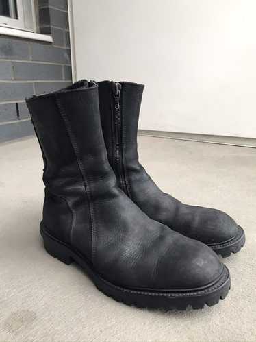 Julius Julius Double Zip Leather Combat boots - image 1