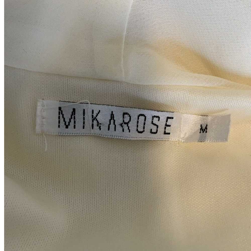 Mikarose Vintage Blouse Womens Size Medium Short … - image 8