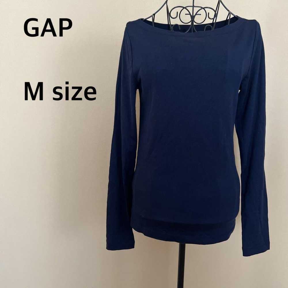 【GAP】Long-sleeve T-shirt / Long T / Navy / Simple… - image 1