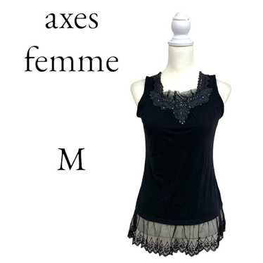 axes femme Axes Femme Black Tank Top Casual M