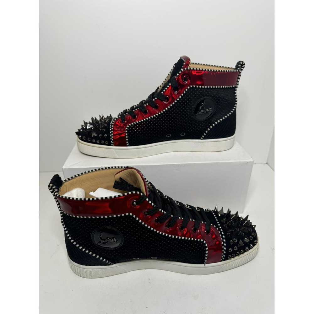 Christian Louboutin Louis cloth high trainers - image 2