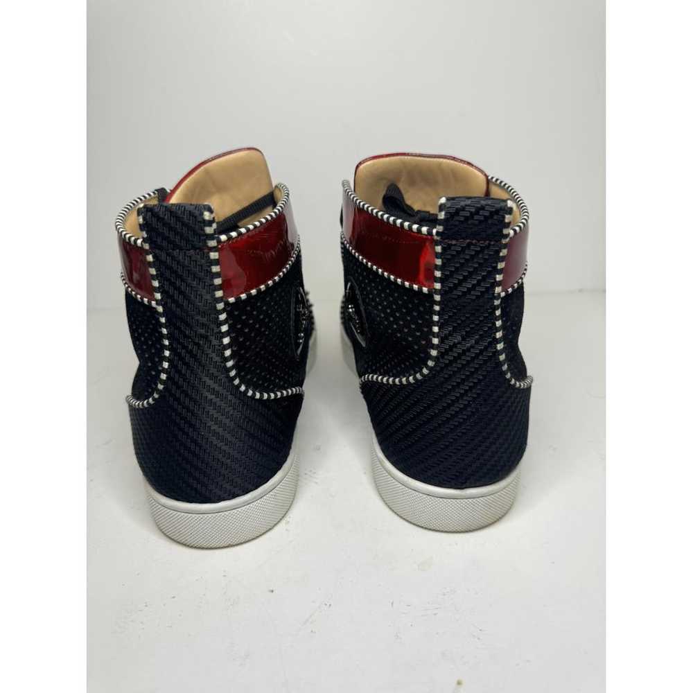 Christian Louboutin Louis cloth high trainers - image 5