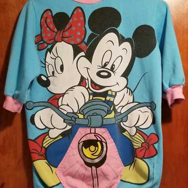 Vintage Disney Shirt - Mickey and Minnie Mouse Mo… - image 1