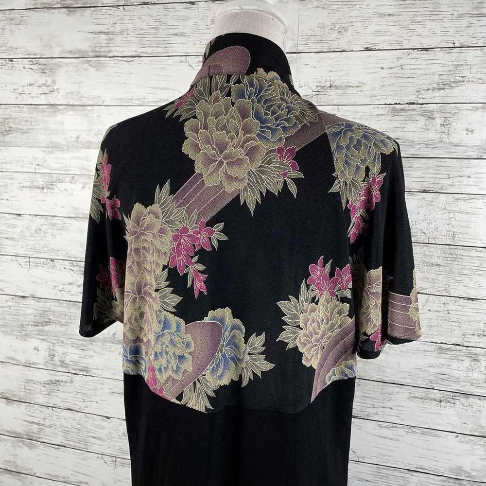 【B-953】Vintage Short Sleeve Shirt Retro Popular C… - image 9