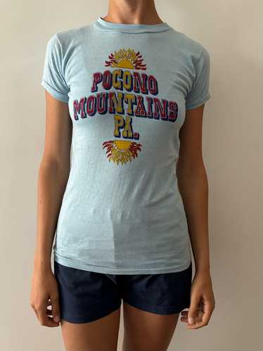 70s Pocono Mountains PA tee - image 1