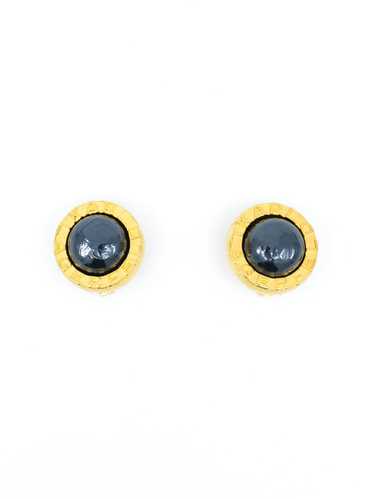 Karl Lagerfeld Button Earrings