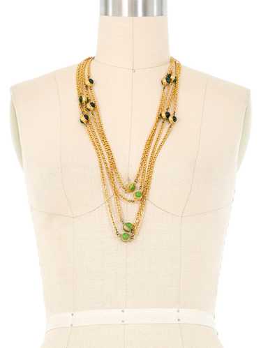 Gripoix Extended Chain Necklace