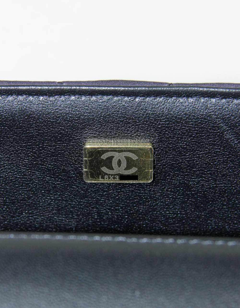 Chanel 2024 Navy CC Logo Printed Rectangular Mini… - image 8