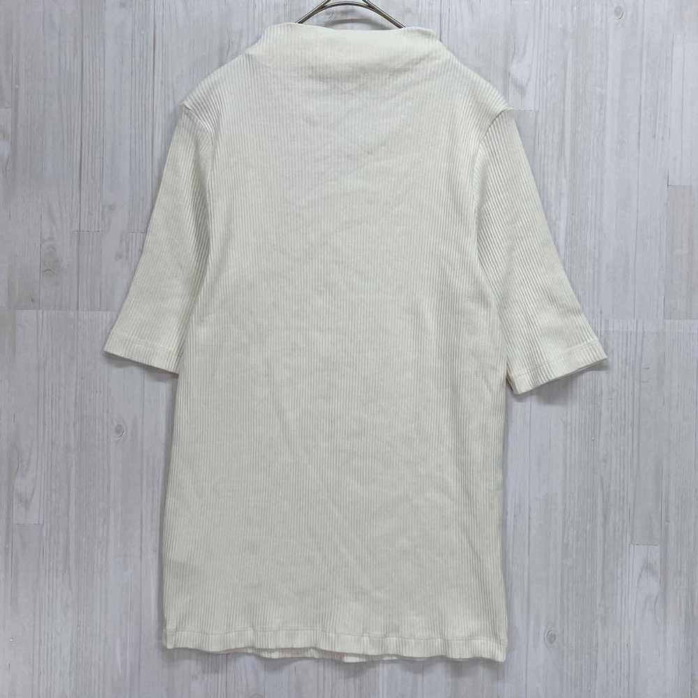 UNIQLO Ribbed High Neck T-Shirt (Puff Sleeve) L - image 4