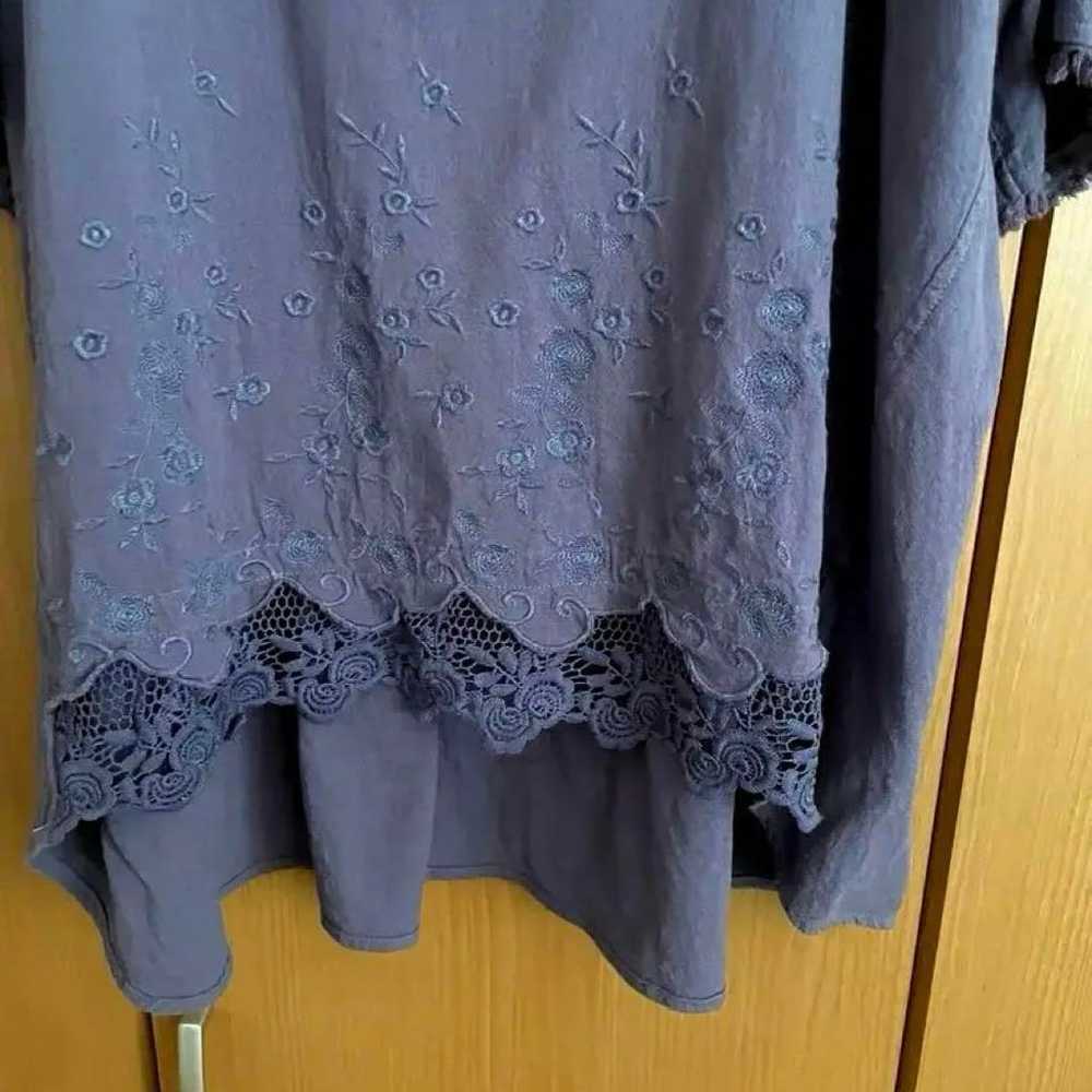 Drugstores - V-neck Lace Blouse 3 - image 2