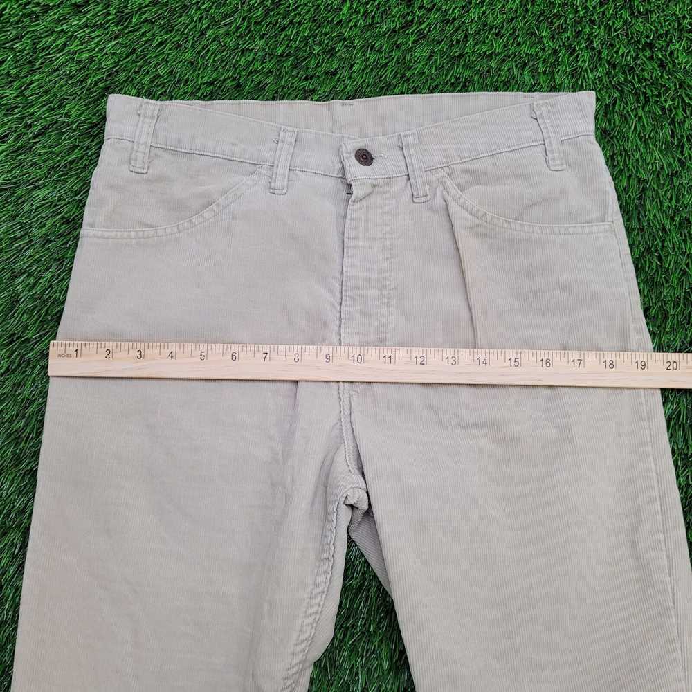 Levi's Vintage 70s LEVIS Corduroy Pants 32x30 (33… - image 10