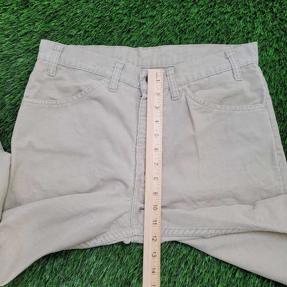 Levi's Vintage 70s LEVIS Corduroy Pants 32x30 (33… - image 12