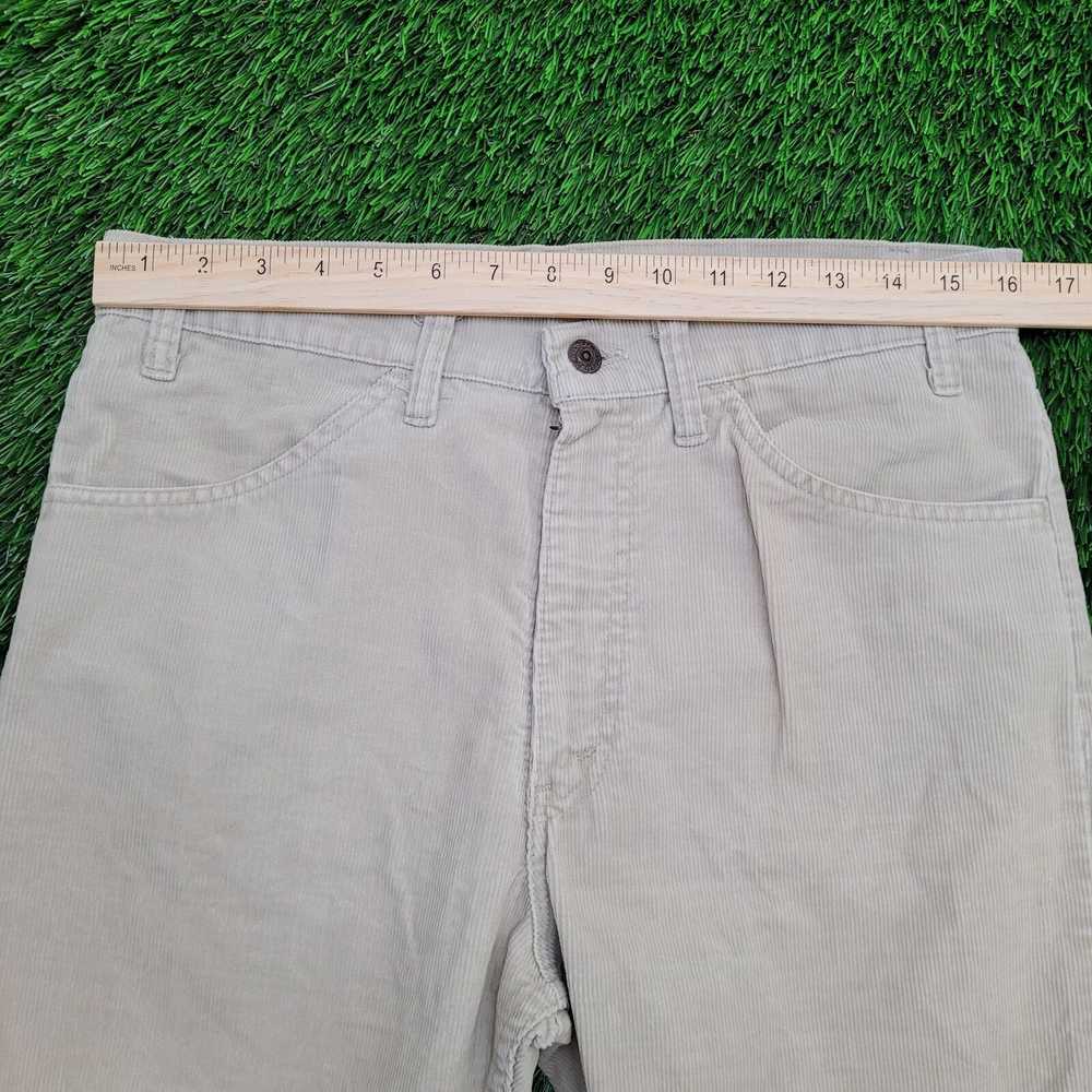 Levi's Vintage 70s LEVIS Corduroy Pants 32x30 (33… - image 9