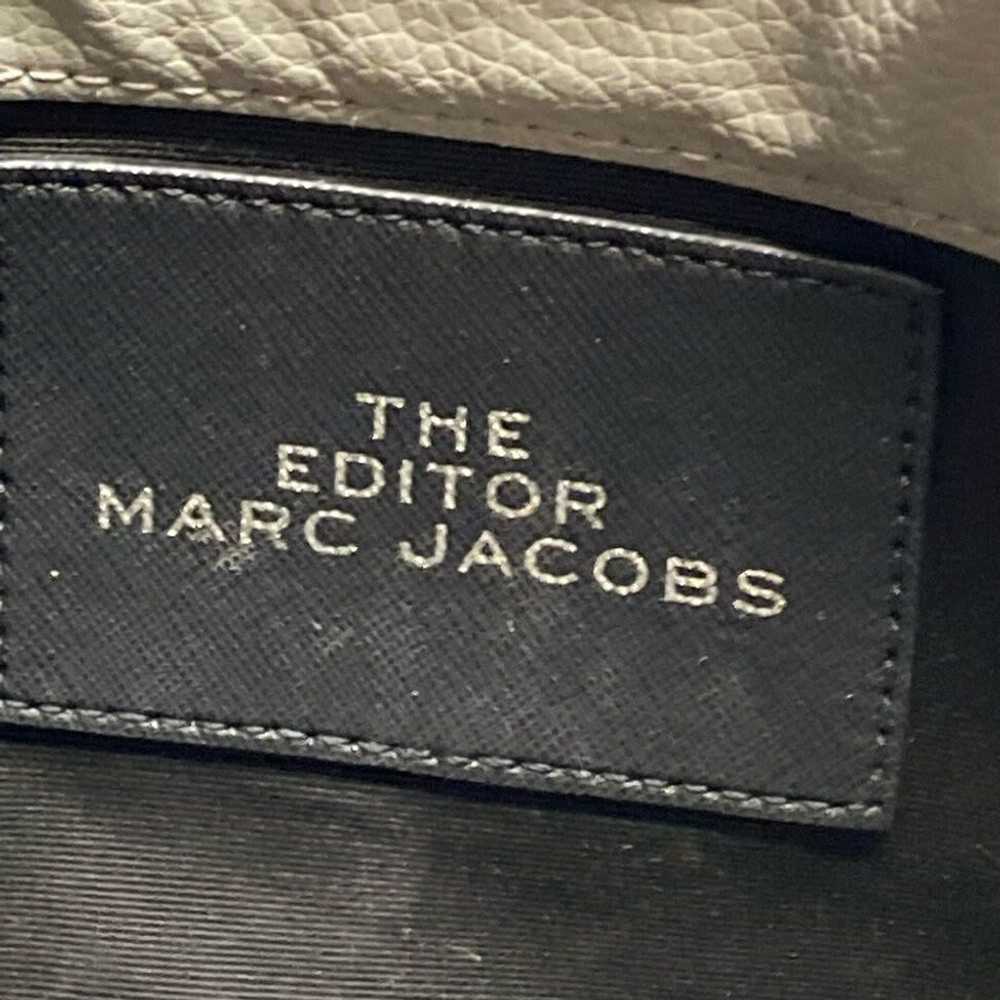 Marc Jacobs The Editor Bag Gray Leather - image 4