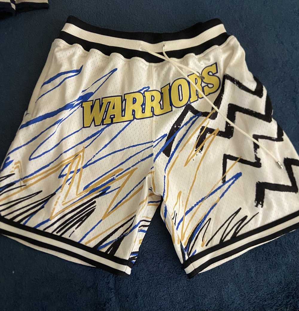 Mitchell & Ness × NBA × Warriors Mitchell and Ness Golden State Warriors Just don shorts L