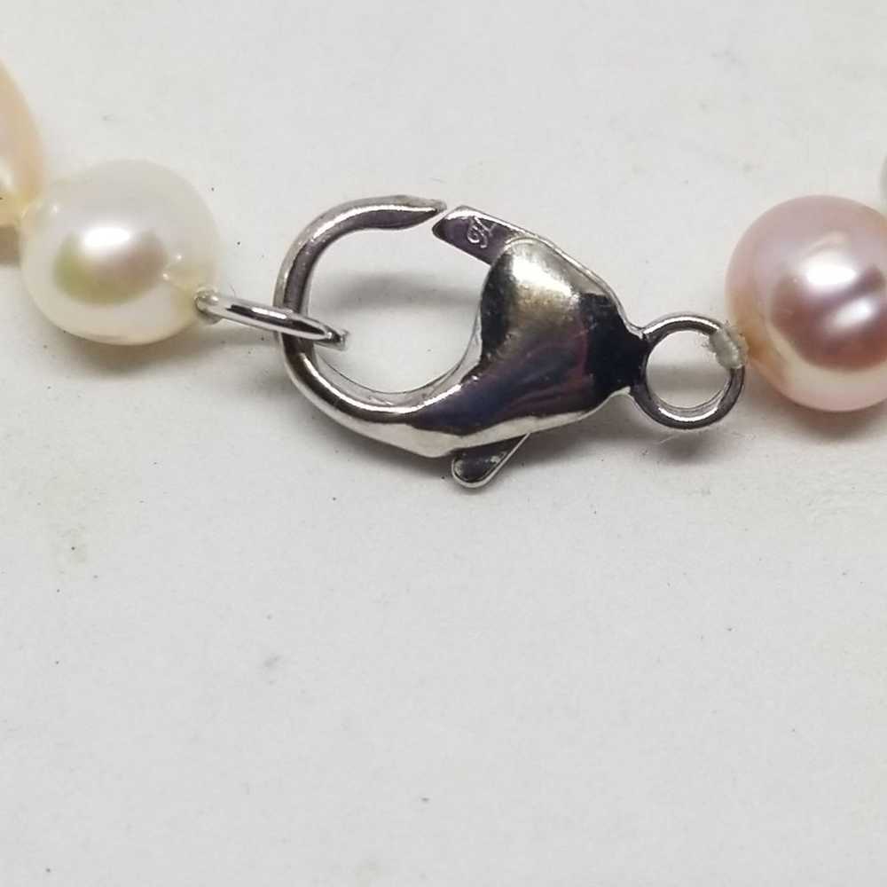 VTG925 Honora Pearl & Gemstone Necklace - image 6