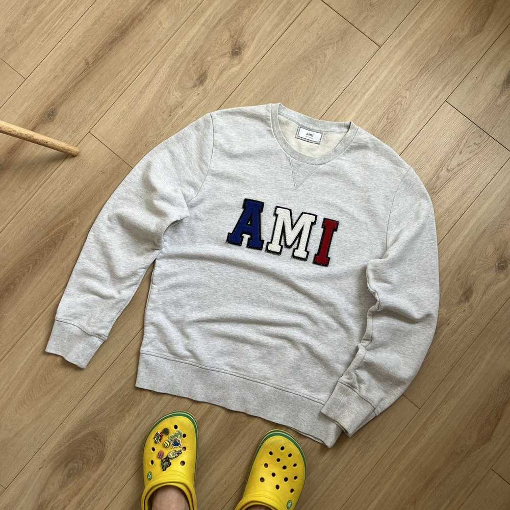 AMI × Luxury × Streetwear Luxury Ami Big Logo Swe… - image 1