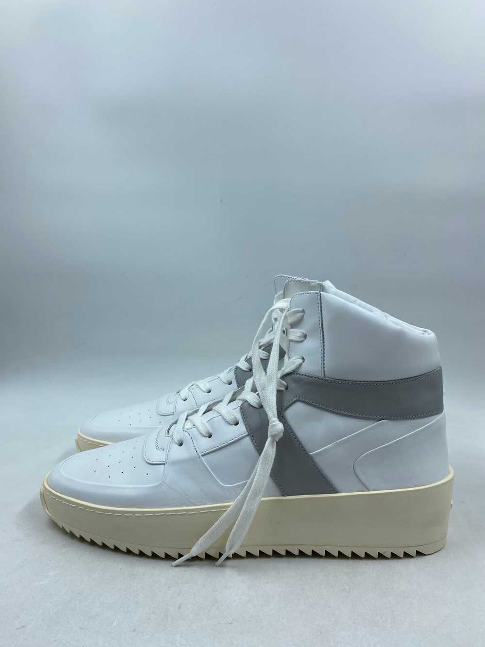 Authentic Fear Of God White Leather Basketball Sn… - image 3