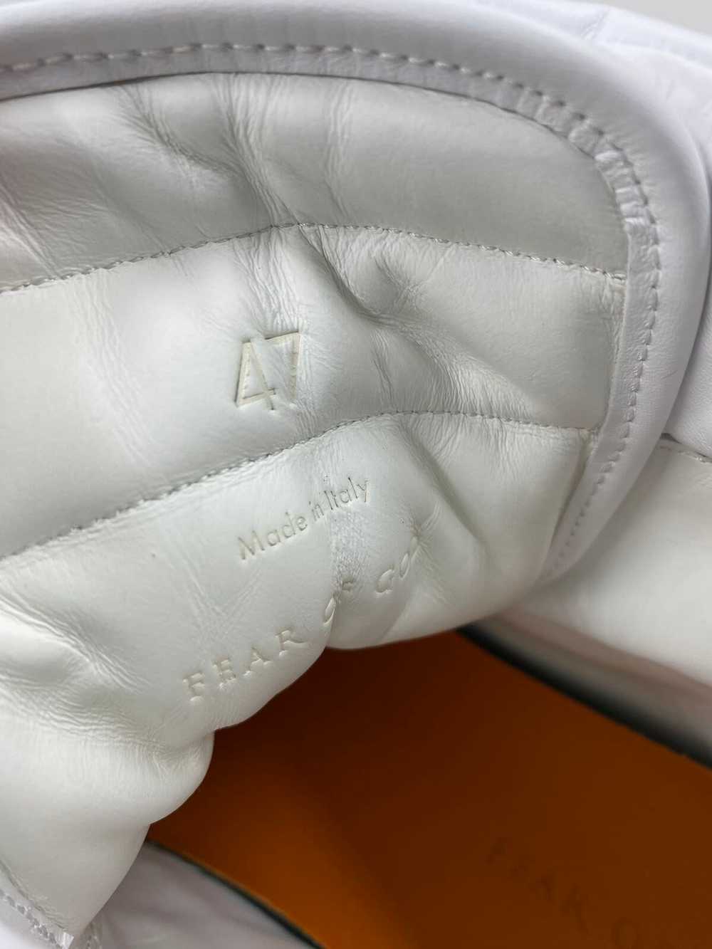 Authentic Fear Of God White Leather Basketball Sn… - image 5