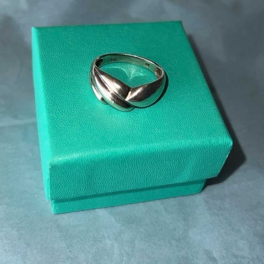 Vintage Sterling Silver Ring size 7.5 marked 925 … - image 4